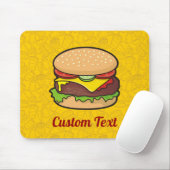 Cheeseburger Mouse Pad マウスパッド (マウス)