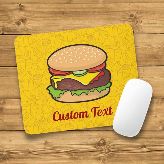 Cheeseburger Mouse Pad マウスパッド