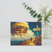 Cheeseburgers 25 Miles Away Hiking Trail ポストカード (スタンド正面)