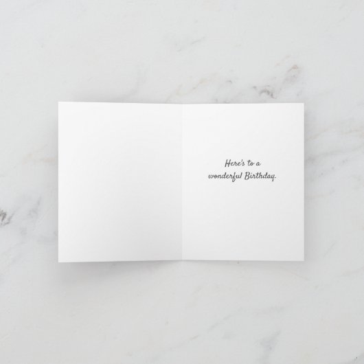 Cheesecake Funny Birthday Card カード (内部)