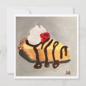 Cheesecake with Raspberries カード (正面)