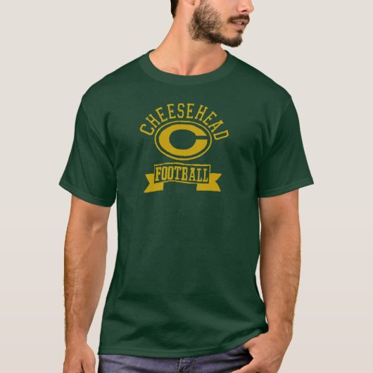 Cheesehead Cのフットボール1 Tシャツ (正面)
