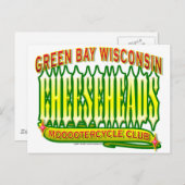 Cheeseheads Mooootercycle Club ポストカード (正面/裏面)