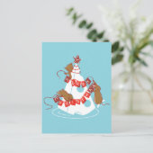 Cheesemasメリーホリデーポストカード(パーソナライズIT!) シーズンポストカード (スタンド正面)