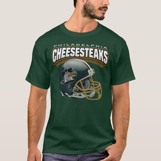 Cheesesteaks "大きいヘッド"ティー: 家 tシャツ (正面)