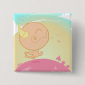 Cheesezilla 缶バッジ (正面)