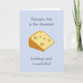 Cheesiestがハッピーバースデー写真をおもしろい見つける カード (正面)