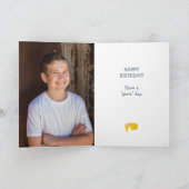 Cheesiestがハッピーバースデー写真をおもしろい見つける カード (内部)