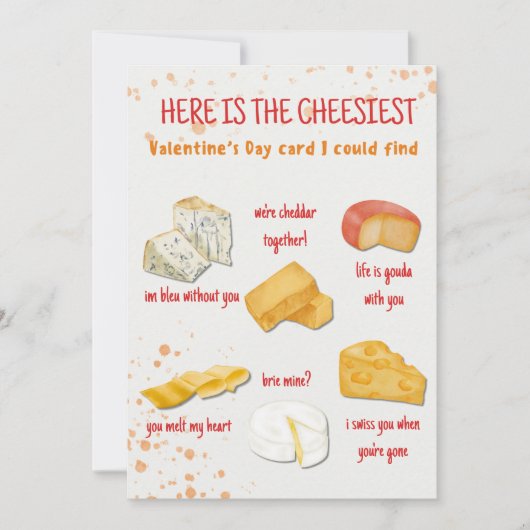 Cheesiest Funny Valentine's Day Card シーズンカード (正面)