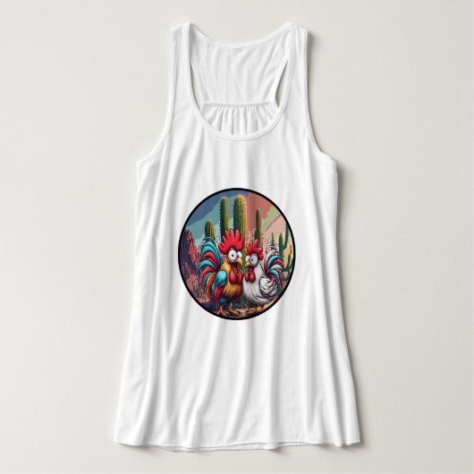 "Cheesy Chicken Desert Adventure"  タンクトップ (デザイン正面)