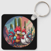 "Cheesy Chicken Desert Adventure" Aluminum  キーホルダー (裏面)