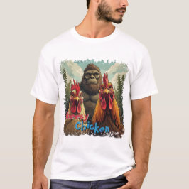 "Cheesy Chicken Selfies" Bigfoot Photo Op Tシャツ