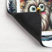 "Cheesy Chicken Selfies" Meets T rex Mouse Pad マウスパッド (コーナー)