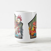 "Cheesy Chickens" Meetup  コーヒーマグカップ (中央)