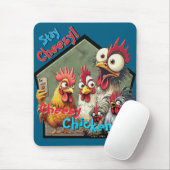 Cheesy Chickens Meetup Mouse Pad  マウスパッド (マウス)