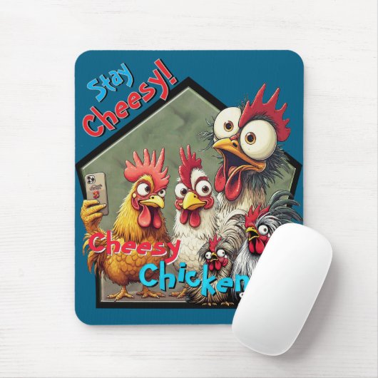 Cheesy Chickens Meetup Mouse Pad マウスパッド (マウス)