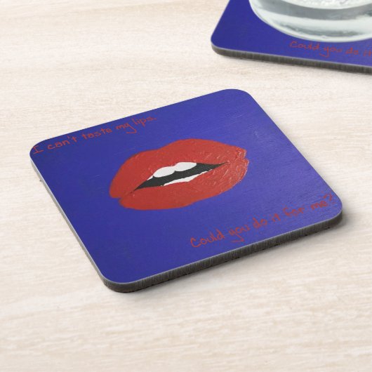 Cheesy Lines for Valentine's Coaster コースター (左側)