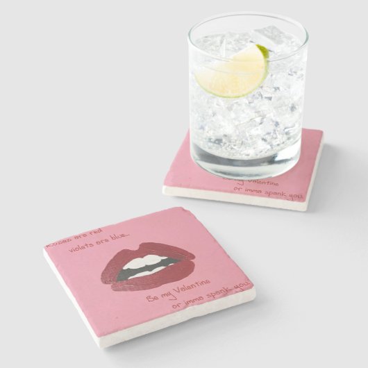 Cheesy Lines for Valentine's Coaster ストーンコースター (横)