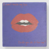 Cheesy Lines for Valentine's Coaster ストーンコースター (正面)