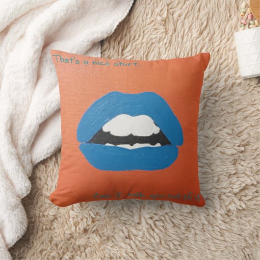 Cheesy Lines for Valentine's pillow クッション (ブランケット)