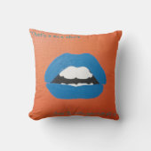 Cheesy Lines for Valentine's pillow クッション (正面)