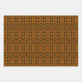 Cheesy Noodle Doodle Art Mirrored Image Pattern ラッピングペーパーシート (正面2)