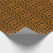 Cheesy Noodle Doodle Art Mirrored Image Pattern ラッピングペーパー (角)