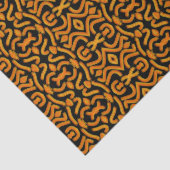 Cheesy Noodle Doodle Art Mirrored Image Pattern 薄葉紙 (詳細)