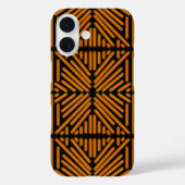 Cheesy Noodle Doodle Art Symmetrical Lined Pattern Case-Mate iPhoneケース (裏面)