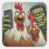 "Cheesys Posen With Frank" Sticker Sheet スクエアシール (正面)