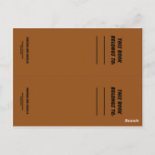 CheetahとGazelleのブックマーカー ポストカード (裏面)