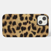 CHEETAHの毛皮の写真プリント iPhoneケース (裏面横)