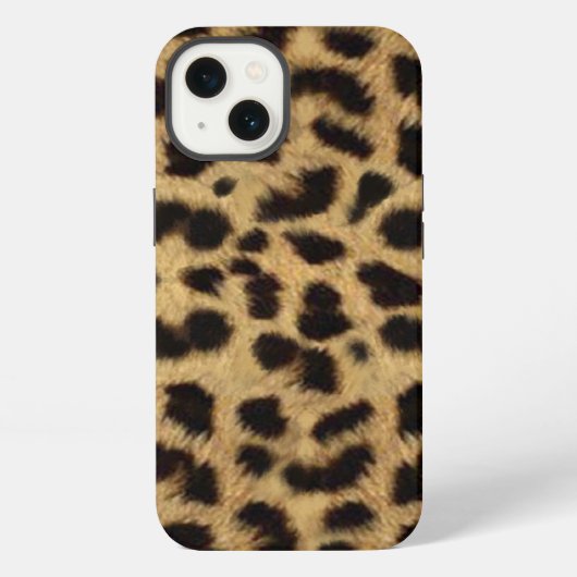 CHEETAHの毛皮の写真プリント iPhoneケース (裏面)