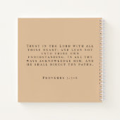 CheetahはっきりしたプリントSermonノート年と名前を追加 ノートブック (裏面)