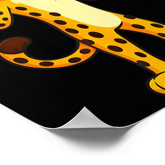 Cheetah 67 Meme Funny Kids Teens Gen Alpha Slang 6 ポスター (角)