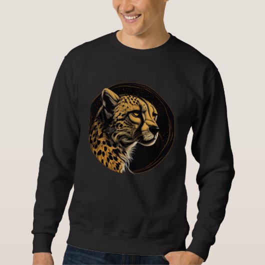 Cheetah Animal  Wildlife Cheetahs  1 スウェットシャツ (正面)