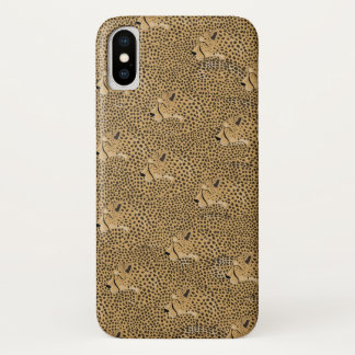Cheetah Apple iPhone X、かろうじて携帯電話のケース X ケース