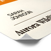 Cheetah Art Print Vintage London Wildlife ポスター (角)