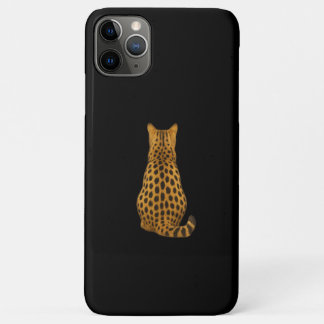 Cheetah Back iPhoneケース – ミニマリストWildcat Desi iPhone 11 Pro Maxケース