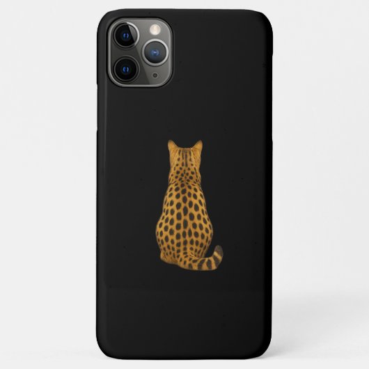 Cheetah Back iPhoneケース – ミニマリストWildcat Desi Case-Mate iPhoneケース (裏面)