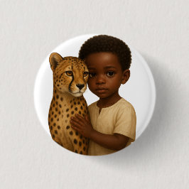 Cheetah & Boy: Bond of the wild and innocent 缶バッジ