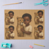 Cheetah & Boy: Bond of the Wild and Innocent 薄葉紙 (クラフト)