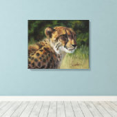 Cheetah Canvas Print 20" x 16" キャンバスプリント (インサイチュ (ウッドフロア))