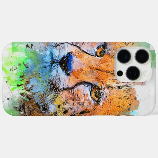 Cheetah Case-Mate iPhoneケース (裏面 (横))