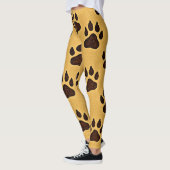 Cheetah Footprint Leggings – “Run Wild in Style” レギンス (左)