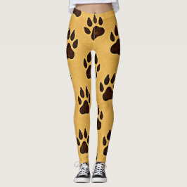 Cheetah Footprint Leggings – “Run Wild in Style” レギンス