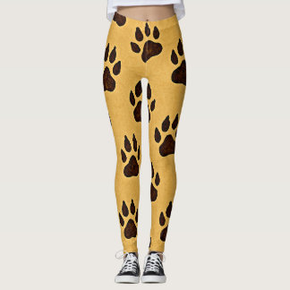 Cheetah Footprint Leggings – “Run Wild in Style” レギンス