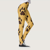 Cheetah Footprint Leggings – “Run Wild in Style” レギンス (右)