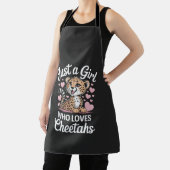 Cheetah Funny Quote  エプロン (インサイチュ)