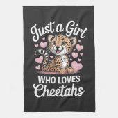 Cheetah Funny Quote  キッチンタオル (縦)
